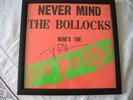 NEVER MIND THE BOLLOCKS - SEX PISTOLS SIGNED BY JONNY ROTTEN