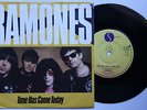 Ramones Time Has Come Today Very Rare UK 1983 7in PS