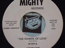 Danny Darrow 45 The Power Of Love - Mighty 109 - Teener Mint-