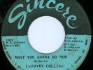 LaSHAWN COLLINS What You NORTHERN X-OVER 45 on SINCERE 1003
