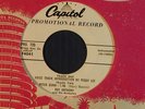PEGGY LEE one-sided dj only 45 DRAGNET Ray Anthony introduced by Peggy Lee   VG+
