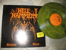 HELLHAMMER -satanic rites  SWIRL GREEN LP 1ST ISSUE  celtic frost