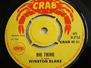 WINSTON BLAKE BIG THING 7in EX-NM listen