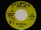 THE BEATLES Penny Lane/Strawberry Fields Forever CAPITOL 5810 Orig '67 PROMO 45