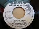 Funk Soul 45 JACKSON SISTERS i believe in miracles HEAR