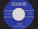 STARDAY Custom Rockabilly Instro/Vocal WILLIAMS BROS Ali Baba DIXIE HEAR Both
