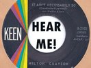 R&B/POPCORN/SOUL: MILTON GRAYSON-It Ain't Necessarily So/Youre A Part Of Me KEEN