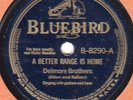 Bluebird 8290 Delmore Brothers A BETTER RANGE IS HOME in E 1938