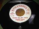 NORTHERN SOUL *JUNIOR LEWIS  * TEARS ON MY FACE * TOO BAD *COLUMBIA 4-42236*1961