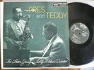 RARE JAZZ lp LESTER YOUNG-TEDDY WILSON on VERVE TRUMPET lb PRES & TEDDY 1957