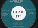 ROCKABILLY 45 Horace Heller (Dollie 102) Ed's Place/Hello World VG+
