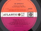 LED ZEPPELIN III 3 ORIGINAL 1ST PRESS PETER GRANT CREDIT BEAUTIFUL MINT VINYL