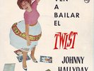 JOHNNY HALLYDAY -VEN A BAILAR EL TWIST EP 1961 RARE SPANISH PS -RED VINYL- SPAIN