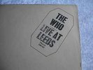 THE WHO LIVE AT LEEDS UK TRACK EARLIEST FIRST PRESS BLACK STAMP & ALL 12 INSERTS