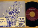BILLY TAYLOR TRIO  on PRESTIGE  RECORDS LABEL  HEAR   IT  W/PICTURE SLEEVE