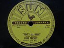 HEAR Elvis Presley SUN 209 78 That's All Right Blue Moon of Kentucky ok#72 mark