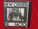 NEW ORDER LP rare live 1981 DE FACTO great copy