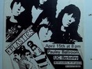 vtg org RAMONES PLASTICS UC Berkeley '80 11x17 Punk Flyer poster kbd hardcore