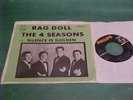 THE FOUR SEASONS 45 RPM & PICTURE SLEEVE 1964 PHILIPS 40211 RAG DOLL SILENCE