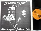 ALICE COOPER JETHRO TULL VINTAGE LIVE LP CONTRA BAND no TMOQ