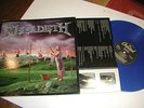 ROCK LP,MEGADETH,YOUTHANASIA,BLUE VINYL,1994,USA,INNER