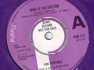JON PERTWEE - WHO IS THE DOCTOR - DR WHO - VERY RARE A LABEL DEMO NOT FOR SALE