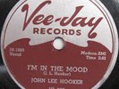 JOHN LEE HOOKER 78 on Vee-Jay  