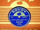 CHRISTMAS GOSPEL THE WARD SINGERS 78  SWEET LITTLE JESUS BOY SAVOY 4059 UNPLAYED