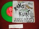KING KURT Zulu Beat 7'' GREEN VINYL / SIGNED 1982