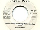 45 giri JB  Blue Sharks  Banner man - These things will keep me loving you  RARO