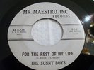 The Sunny Boys For The Rest Of My Life / My Friend Sam Vinyl 45 Mr. Maestro 805