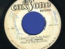 2012 ALTON ELLIS & ILLISTICS-I DON'T WANT TO BE RIGHT-COXSONE  REGGAE 45 7