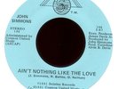 JOHN SIMMONS Ain't Nothing Like the Love on Sabrina Modern Soul 45 Hear