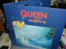 QUEEN LIVE AT WEMBLEY RARE ORIG 1986 DOUBLE LP NR MINT VERY RARE LIKE THIS
