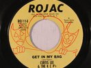 rare Soul Funk 45 CURTIS LEE get in my bag ROJAC Hear
