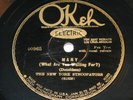 Rare 78rpm record OK 40965 E++ Ted Wallace (California Ramblers) NY 1920's.