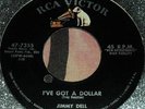 JIMMY DELL.....I'VE GOT A DOLLAR & RAINBOW DOLL...1958 USA.. ROCKABILLY..