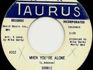 Donnie & the Delchords 45 RPM on Taurus 1962 (Doo Wop) Hear it