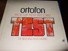 ORTOFON PICK UP TEST RECORD RARE DEMO LP OPUS 3 DENMARK
