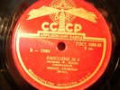 78rpm EMIL GILELS Piano LISZT Hungarian Rhapsody - CCCP 10
