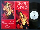 SIMPLE MINDS Never Look Back 2LP EX+ GER Dharma Records Stockholm 86