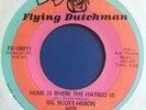 GIL SCOTT-HERON Jazz Funk 45 HOME IS WHERE THE HATRED IS / REVOLUTION