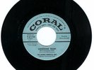 THE JOHNNY BURNETTE TRIO - LONESOME TRAIN / I JUST FOUND OUT - CORAL DJ 45RPM