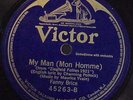FANNY BRICE- My Man, Second Hand Rose: BROADWAY Vaudeville 1920   Victor BLUE 78