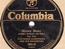 Columbia 383D FLETCHER HENDERSON BAND w Louis Armstrong MONEY BLUES clean