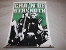 CHAIN OF STRENGTH Ltd Poster (#159/250) JUDGE GORILLA BISCUITS YOUTH OF TODAY