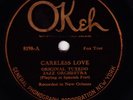 CELESTIN TUXEDO JAZZ BAND Okeh8198  BLACK RAG/Careless Luv --true rarity