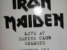 IRON MAIDEN   SECRET GIG IN COLOGNE  LIVE 1988 ONLY 110 COPIES 2LP  MINT