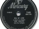  1959 PHIL PHILLIPS 78 RPM Record. Sea of Love