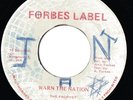 WARN THE NATION - THE PROPHET (Alric Forbes)Orig. Ja.